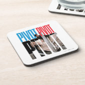 友だち™ | ピボットピボット引用文 コースター (左側)