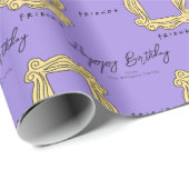 友だち™ |ピーフォレフレームハッピーバースデー ラッピングペーパー (ロールコーナー)