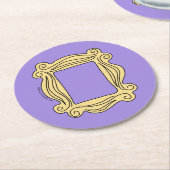 友だち™ |ピーフォレフレーム ラウンドペーパーコースター (アングル)