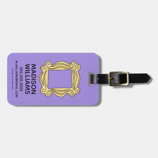 友だち™ |ピーフォレフレーム ラゲッジタグ (正面横)