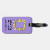 友だち™ |ピーフォレフレーム ラゲッジタグ (裏面横)