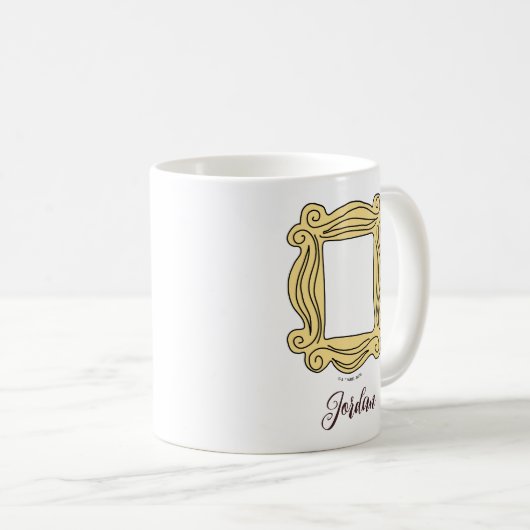 友だち™ |ピーフォレフレーム |名前の追加 コーヒーマグカップ (正面右)