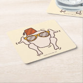 友だち™ |フレンドシップ スクエアペーパーコースター (アングル)