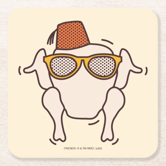 友だち™ |フレンドシップ スクエアペーパーコースター (正面)