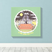 友だち™ |マンガの泉 キャンバスプリント (インサイチュ (ウッドフロア))