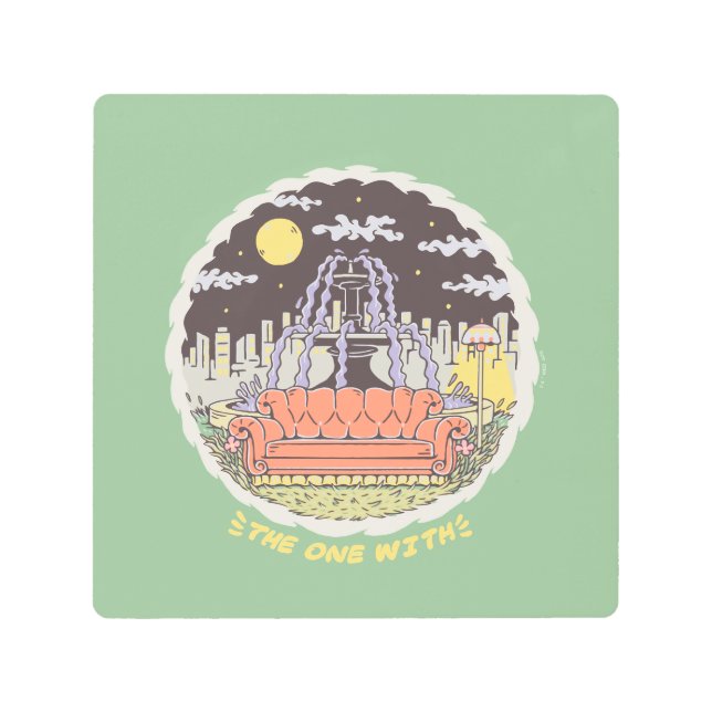 友だち™ |マンガの泉 メタルプリント (正面)