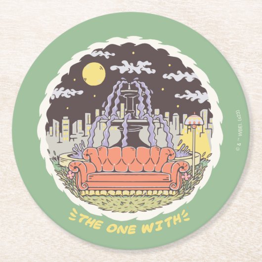 友だち™ |マンガの泉 ラウンドペーパーコースター (正面)