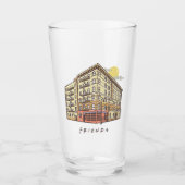 友だち™ |モニカズアパートメント建物 タンブラーグラス (正面)
