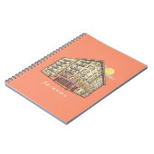 友だち™ |モニカズアパートメント建物 ノートブック (左側)