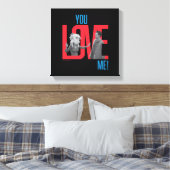 友だち™ | ユーラブミー引用文 キャンバスプリント (インサイチュ (寝室))