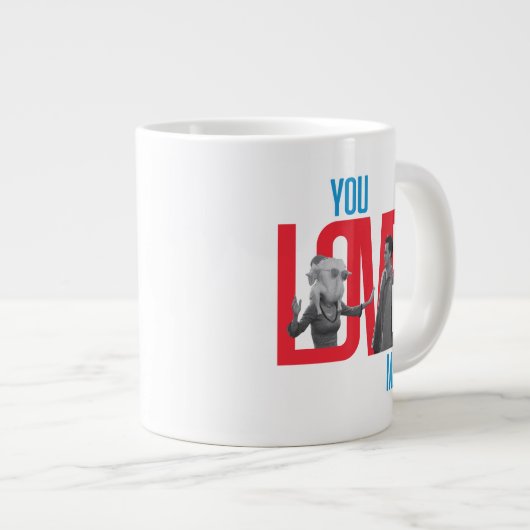 友だち™ | ユーラブミー引用文 ジャンボコーヒーマグカップ (正面右)