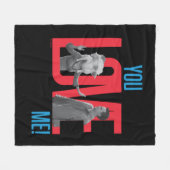 友だち™ | ユーラブミー引用文 フリースブランケット (正面(横))