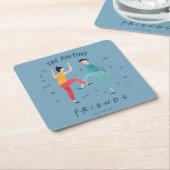 友だち™ |ルーチン スクエアペーパーコースター (アングル)