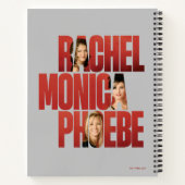 友だち™ | レイチェル、モニカ、フォエベ ノートブック (裏面)