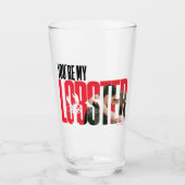 友だち™ | レイチェル&ロス – あなたはマイロブスター タンブラーグラス (正面)