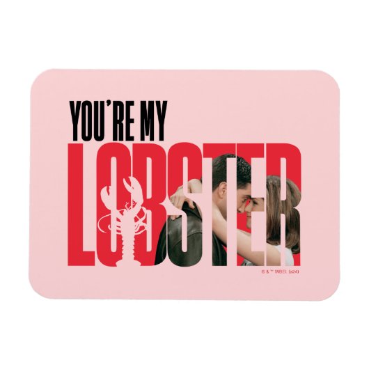 友だち™ | レイチェル&ロス – あなたはマイロブスター マグネット (横)