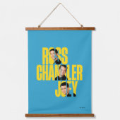 友だち™ | ロス・チャンドラー・ジョーイ 吊り下げ型タペストリー (正面)