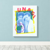 友だち™ |ロス&チャンドラー – Unagi キャンバスプリント (インサイチュ (ウッドフロア))