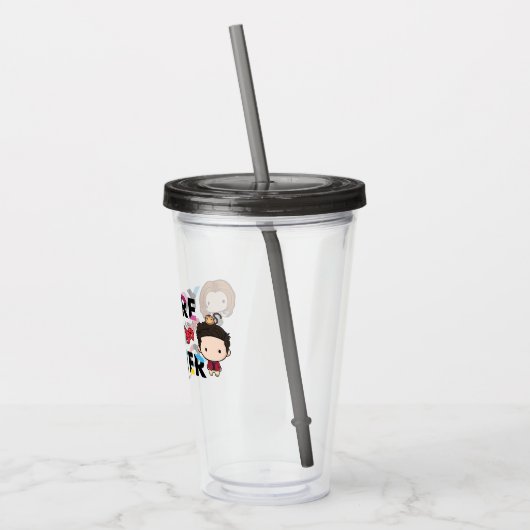 友だち™ |ロス&レイチェルロブスターチビ（小さくかわいく書いた感じ） アクリルタンブラー (左)