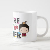 友だち™ |ロス&レイチェルロブスターチビ（小さくかわいく書いた感じ） ジャンボコーヒーマグカップ (右)
