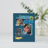 友だち™ |一緒に良い インビテーションポストカード (スタンド正面)