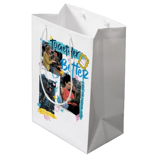 友だち™ |一緒に良い ミディアムペーパーバッグ (裏面アングル)