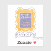 友だち™ |世界の引用文実在へようこそ シール (シート)