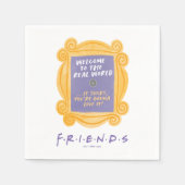 友だち™ |世界の引用文実在へようこそ スタンダードカクテルナプキン (正面)