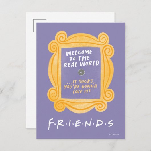 友だち™ |世界の引用文実在へようこそ ポストカード (正面/裏面)