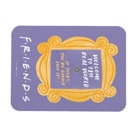 友だち™ |世界の引用文実在へようこそ マグネット (横)