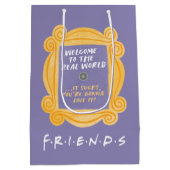 友だち™ |世界の引用文実在へようこそ ミディアムペーパーバッグ (裏面)