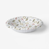 友だち™ |中央パークウォーターカラーブライダルシャワー ペーパーボウル (傾斜あり)