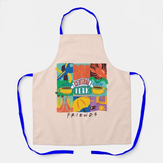 友だち™ |中央パークグラフィック鮮やかス エプロン (正面)