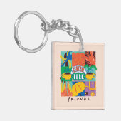 友だち™ |中央パークグラフィック鮮やかス キーホルダー (正面左)