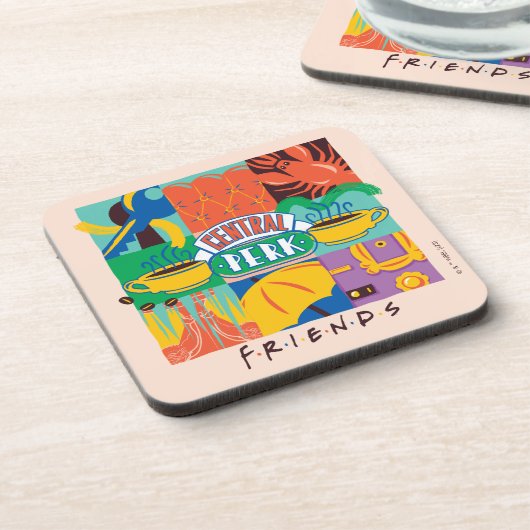 友だち™ |中央パークグラフィック鮮やかス コースター (左側)