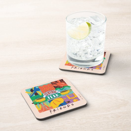 友だち™ |中央パークグラフィック鮮やかス コースター (右側)