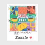 友だち™ |中央パークグラフィック鮮やかス シール (シート)