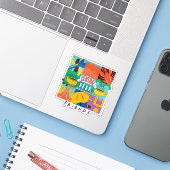 友だち™ |中央パークグラフィック鮮やかス シール (ノートパソコンとiPhone)