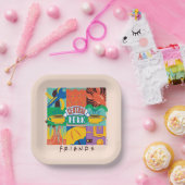 友だち™ |中央パークグラフィック鮮やかス ペーパープレート (パーティー)