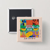 友だち™ |中央パークグラフィック鮮やかス 缶バッジ (正面&裏面)