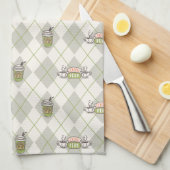 友だち™ |中央パークパタアーガイルーン キッチンタオル (四つ折り)