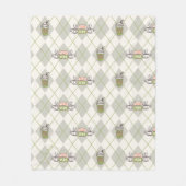 友だち™ |中央パークパタアーガイルーン フリースブランケット (正面)