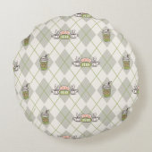 友だち™ |中央パークパタアーガイルーン ラウンドクッション (裏面)