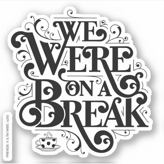 友だち™ |休憩 シール (正面)