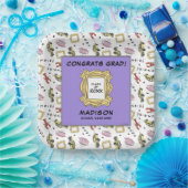 友だち™ |卒業式の方 ペーパープレート (パーティー)