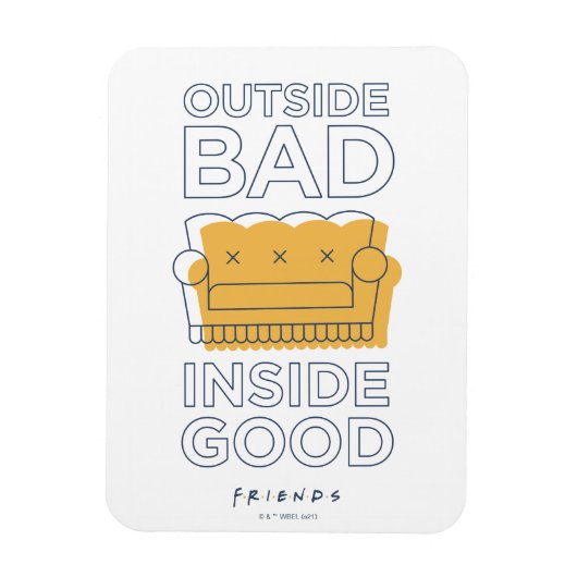 友だち™ |外が悪い、内が良い マグネット (縦)