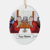 友だち – 女性と女性 セラミックオーナメント (右)