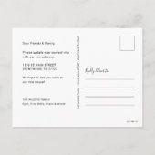 友だち™ |引っ越しました ポストカード (裏面)