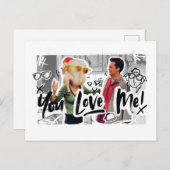 友だち™ |感謝祭トルコ首長モニカ インビテーションポストカード (正面/裏面)