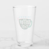 友だち™ |最初のコーヒー タンブラーグラス (裏面)